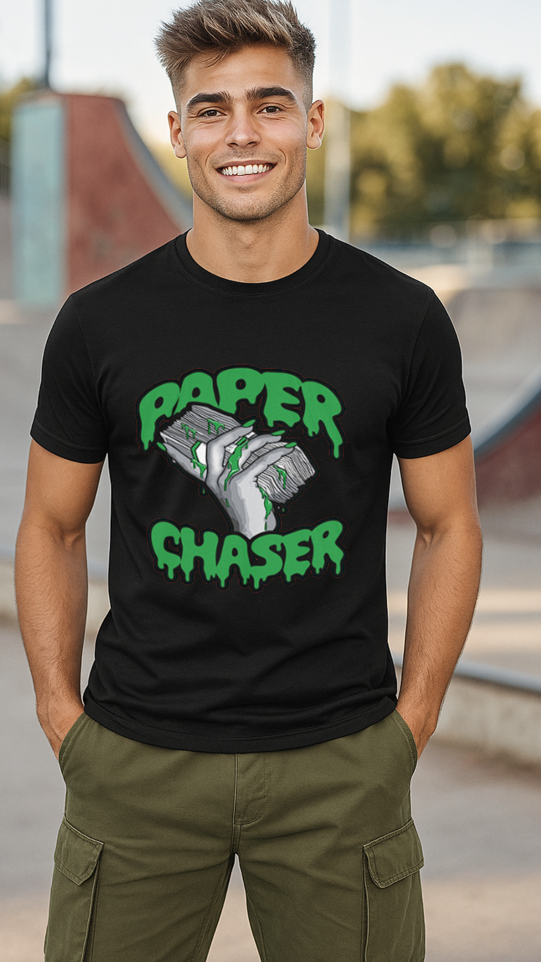 Men's Paper Chaser Streetwear Classic Fit T-shirt
