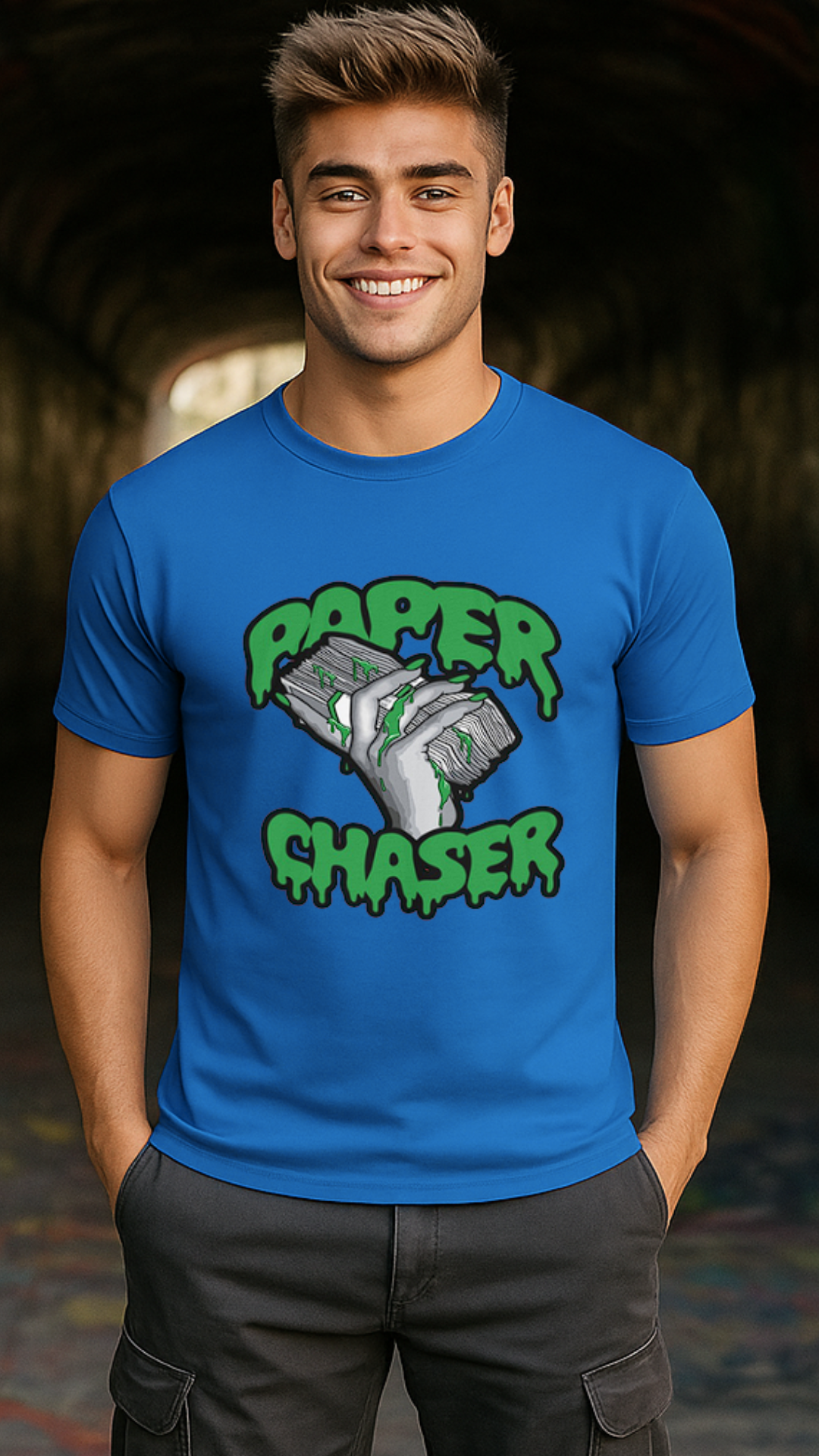 Men's Paper Chaser Streetwear Classic Fit T-shirt