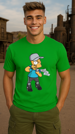 Men's Simpson Money Streetwear Classic Fit T-shirt