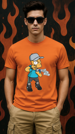 Men's Simpson Money Streetwear Classic Fit T-shirt