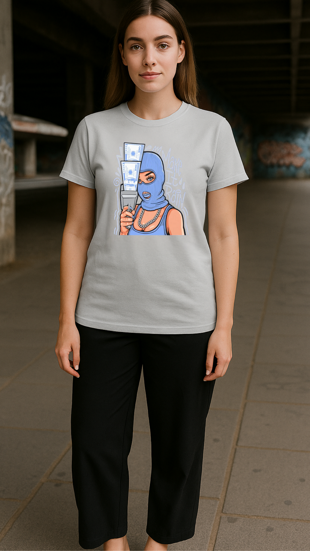 Women's Money Gang Streetwear Classic Fit T-shirt