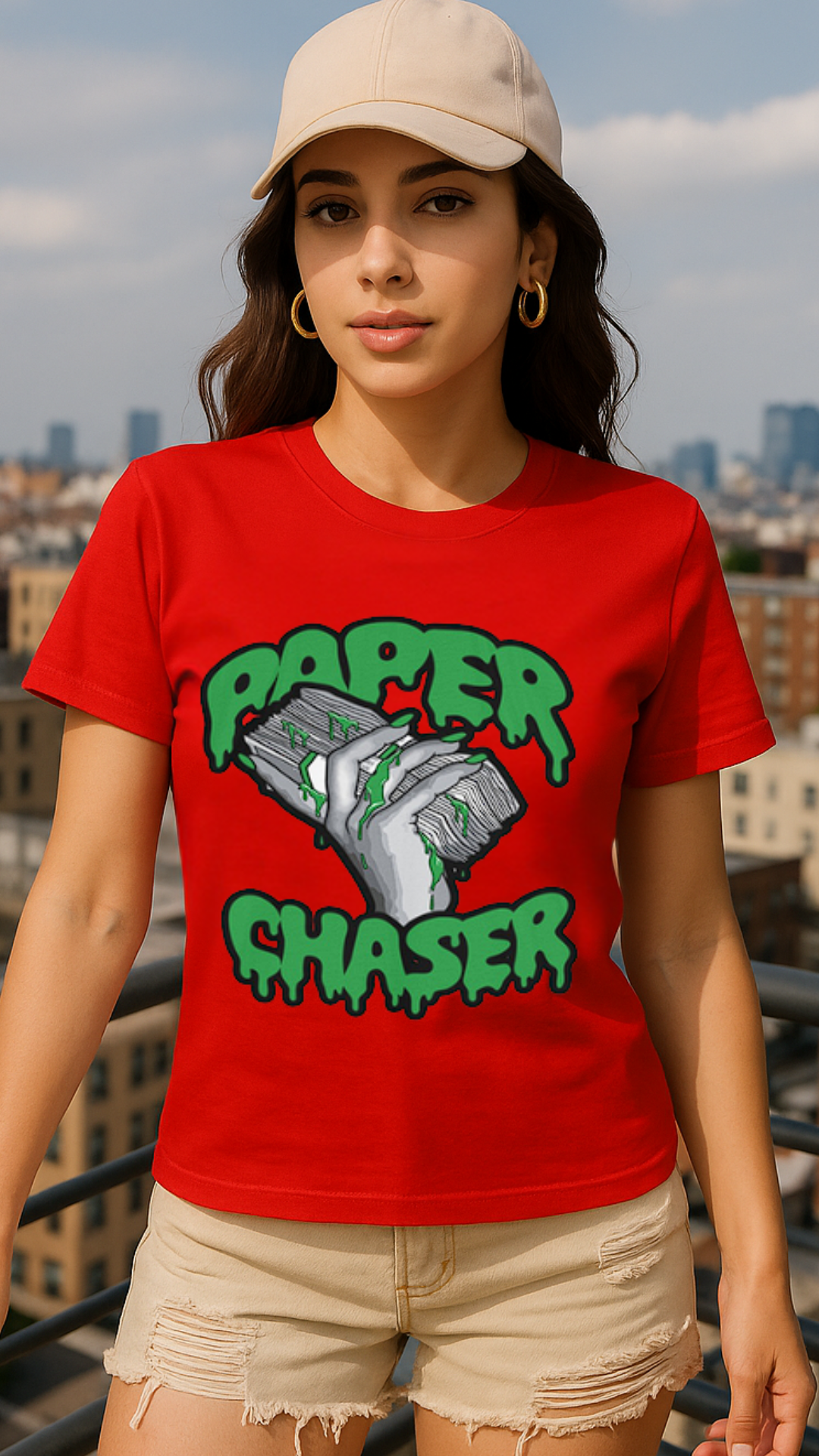 Women's Paper Chaser Only Streetwear Classic Fit T-shirt