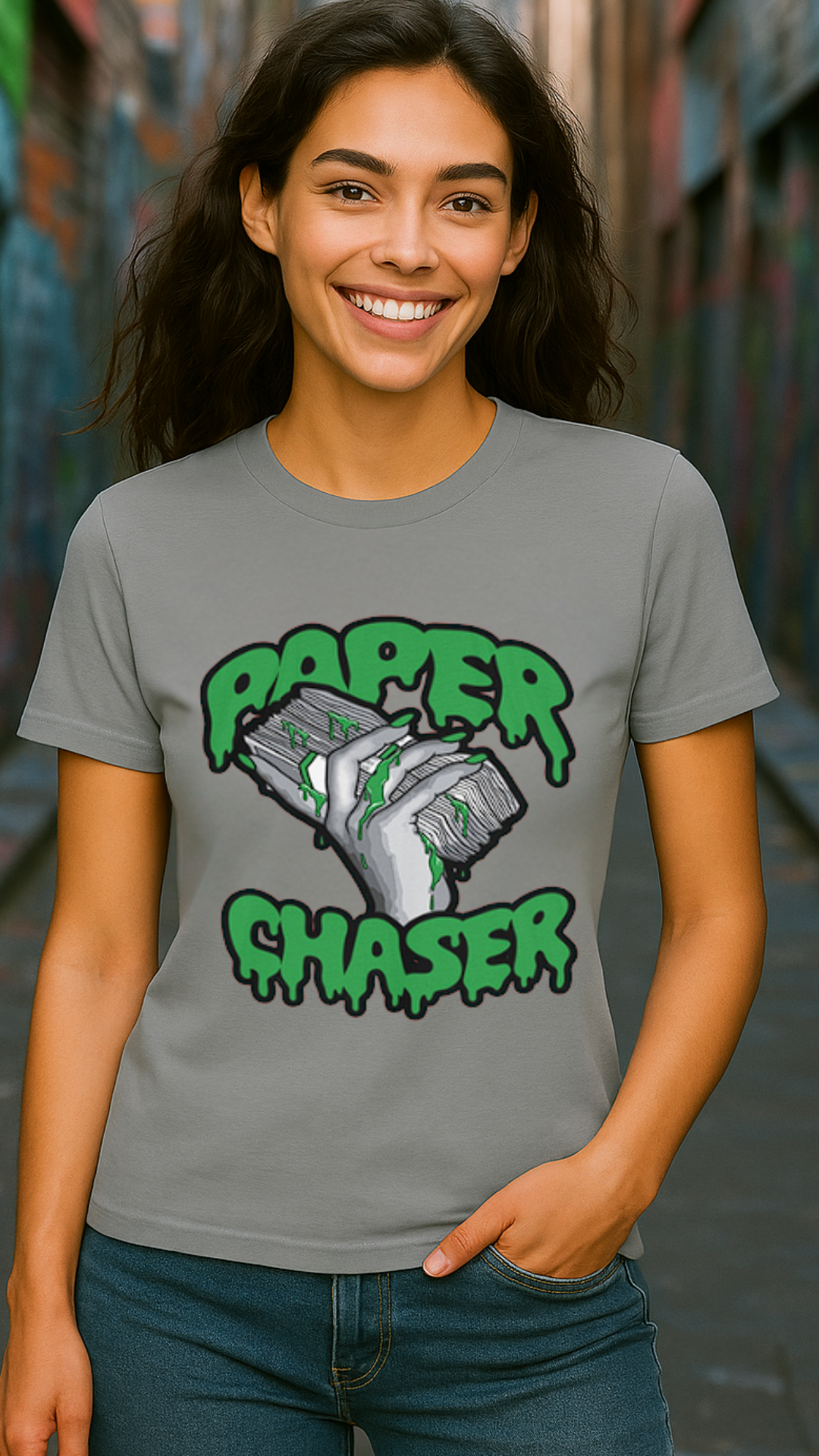 Women's Paper Chaser Only Streetwear Classic Fit T-shirt
