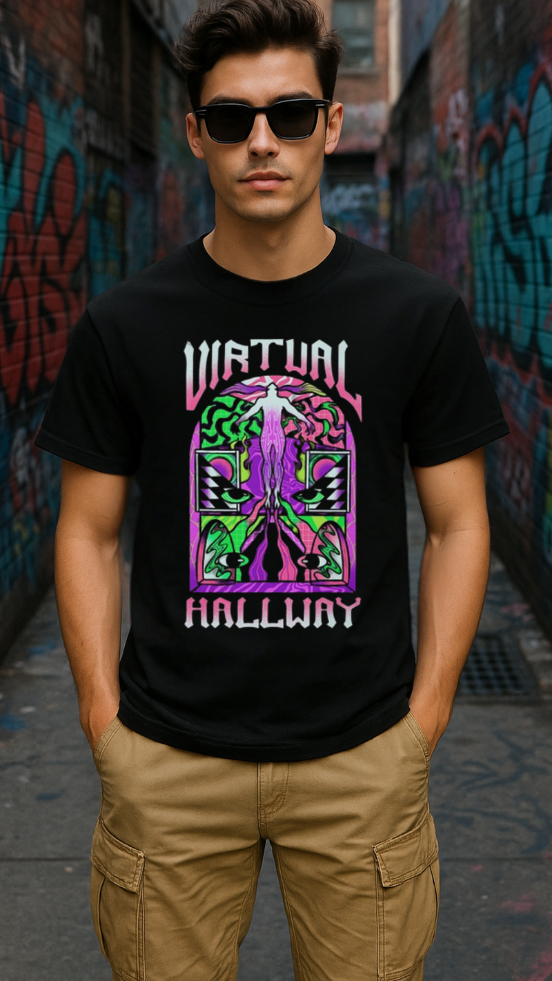 Men's Virtual Hallway Streetwear Classic Fit T-shirt