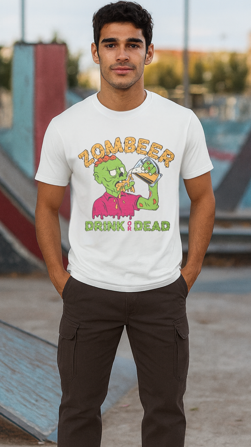 Men's Zombeer Streetwear Classic Fit T-shirt