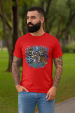 Men's Astronaut Guitar Streetwear Classic Fit T-shirt
