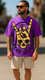 Men's Always Stay Cool Acid & Punk Oversized T-shirt