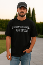 Men's I'm The Trip Typography Oversized T-shirt
