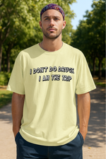Men's I'm The Trip Typography Oversized T-shirt