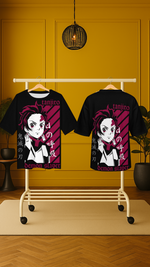 Men's Tanjiro Potrait Demon Slayer Anime Oversized T-shirt