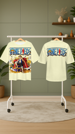 Men's Luffy One Piece Anime Oversized T-shirt