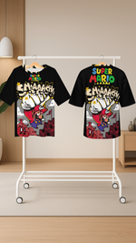 Men's Super Mario Smaash Anime Oversized T-shirt