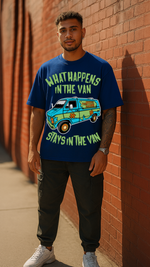 Men's Mystery Van Acid & Punk Oversized T-shirt