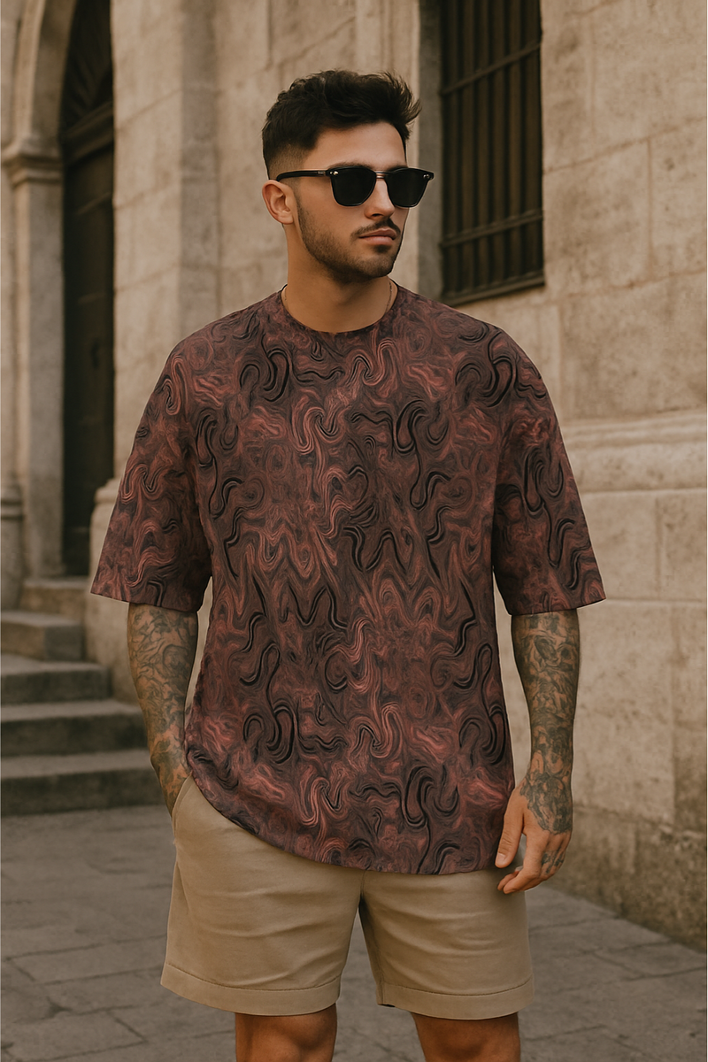 Men's Dark Matter Acid & Punk Oversized T-shirt