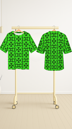 Men's Psychedelic Pattern Acid & Punk Oversized T-shirt
