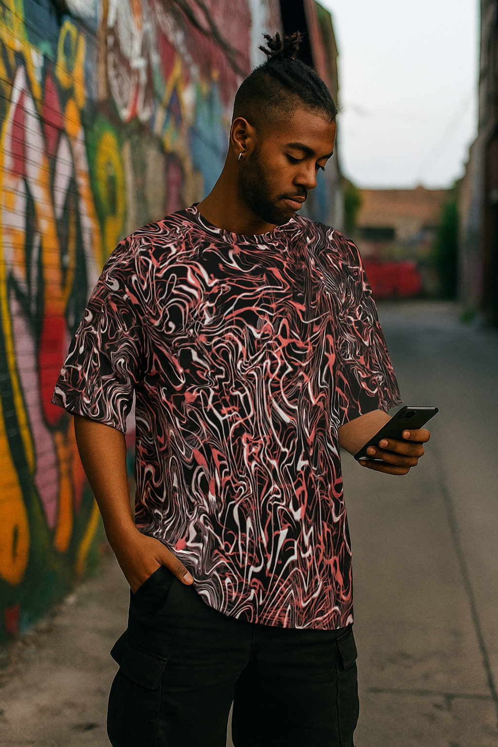 Men's Void Acid & Punk Oversized T-shirt