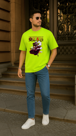 Men's One Piece Fight Anime Oversized T-shirt