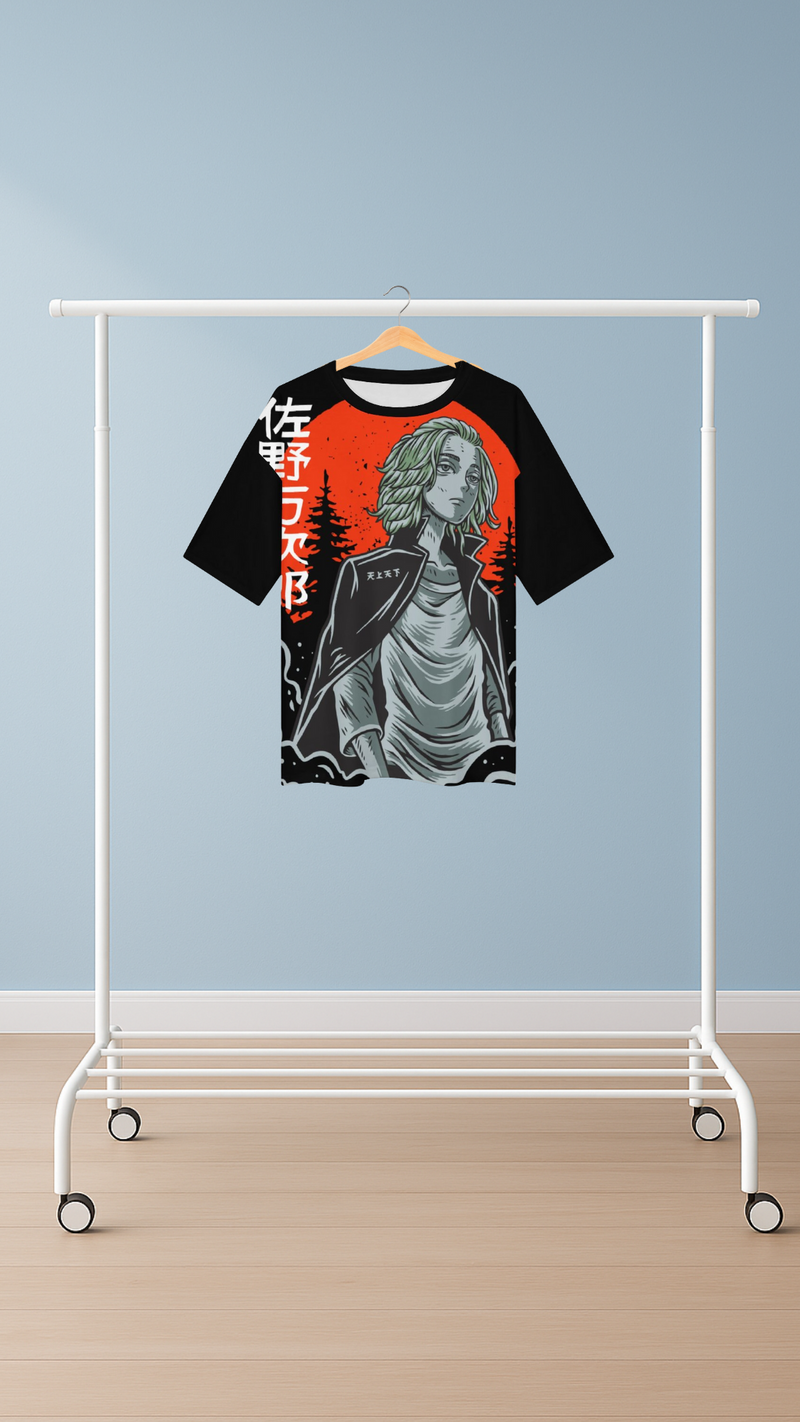 Men's Sano Manjiro Tokyo Revengers Anime Oversized T-shirt