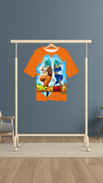 Men's Goku X Vegeta Dragon Ball Super Anime Oversized T-shirt
