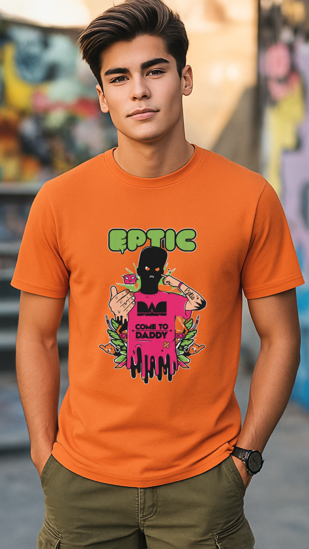 Men's Come To Daddy Streetwear Classic Fit T-shirt