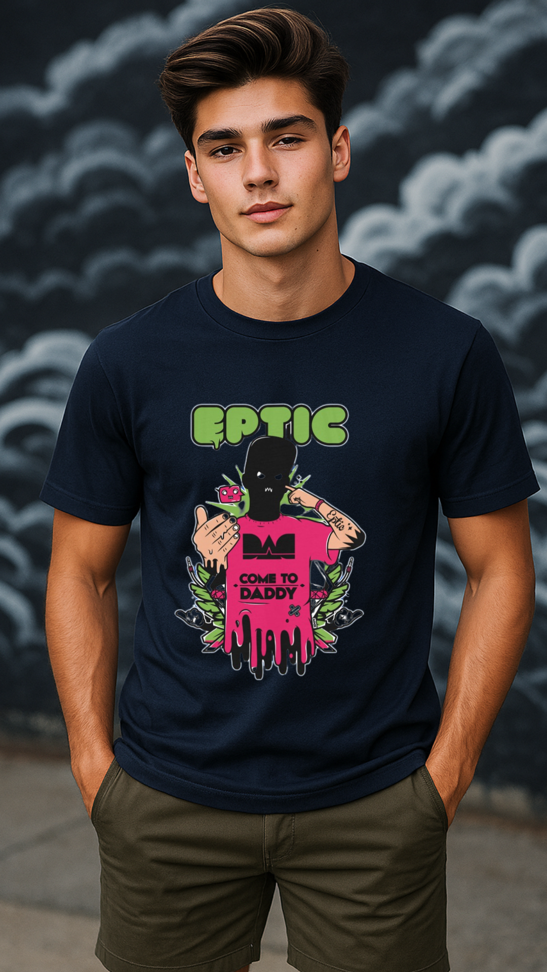 Men's Come To Daddy Streetwear Classic Fit T-shirt