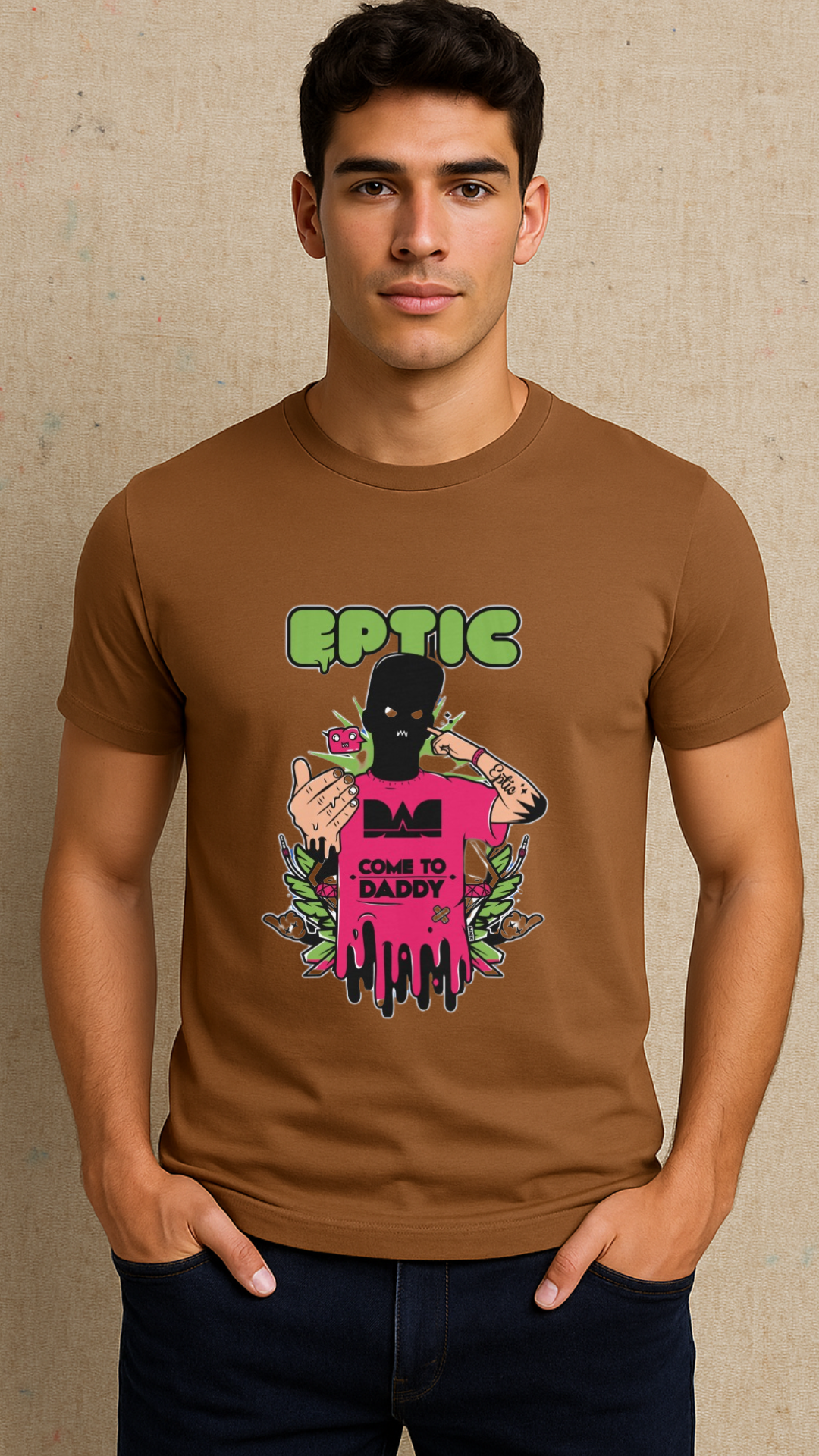 Men's Come To Daddy Streetwear Classic Fit T-shirt