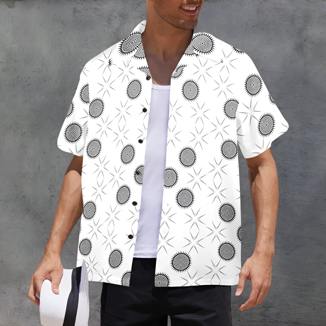 Men's Dots N Dots Abstract Half Sleeve Shirt