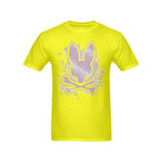 Men's Spray Skull Bunny Streetwear Classic Fit T-shirt