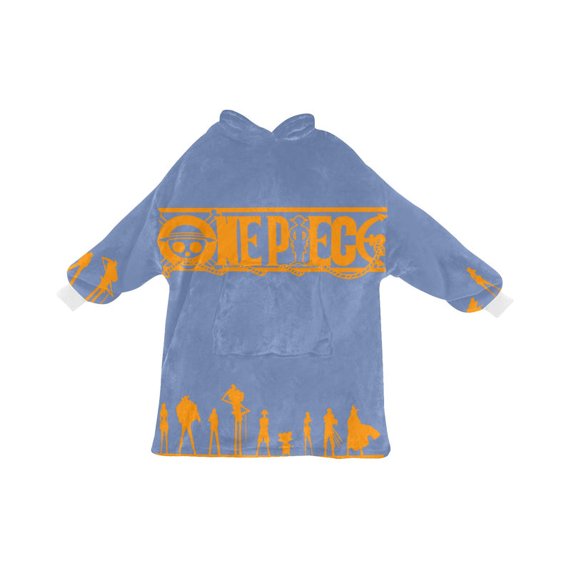 Women's One Piece Anime Blanket Hoodie