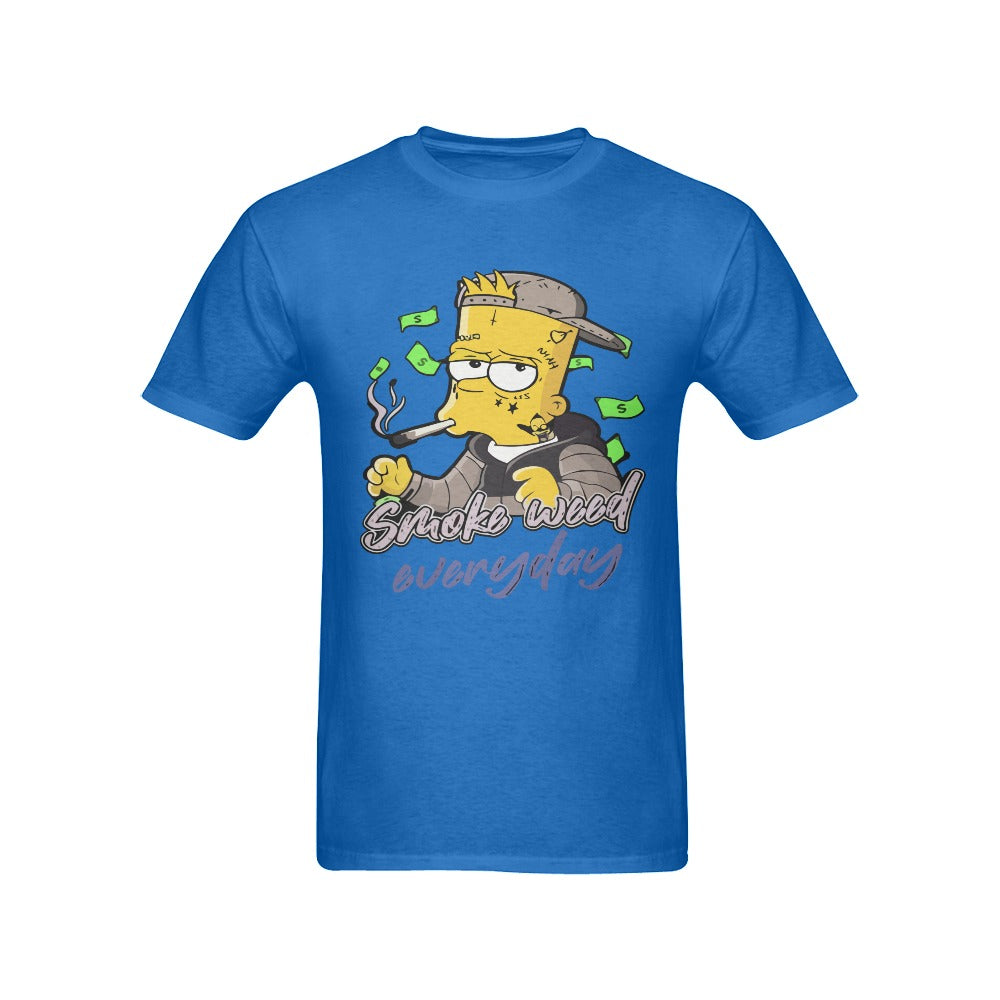 Men's Smoke Weed Everyday Streetwear Classic Fit T-shirt
