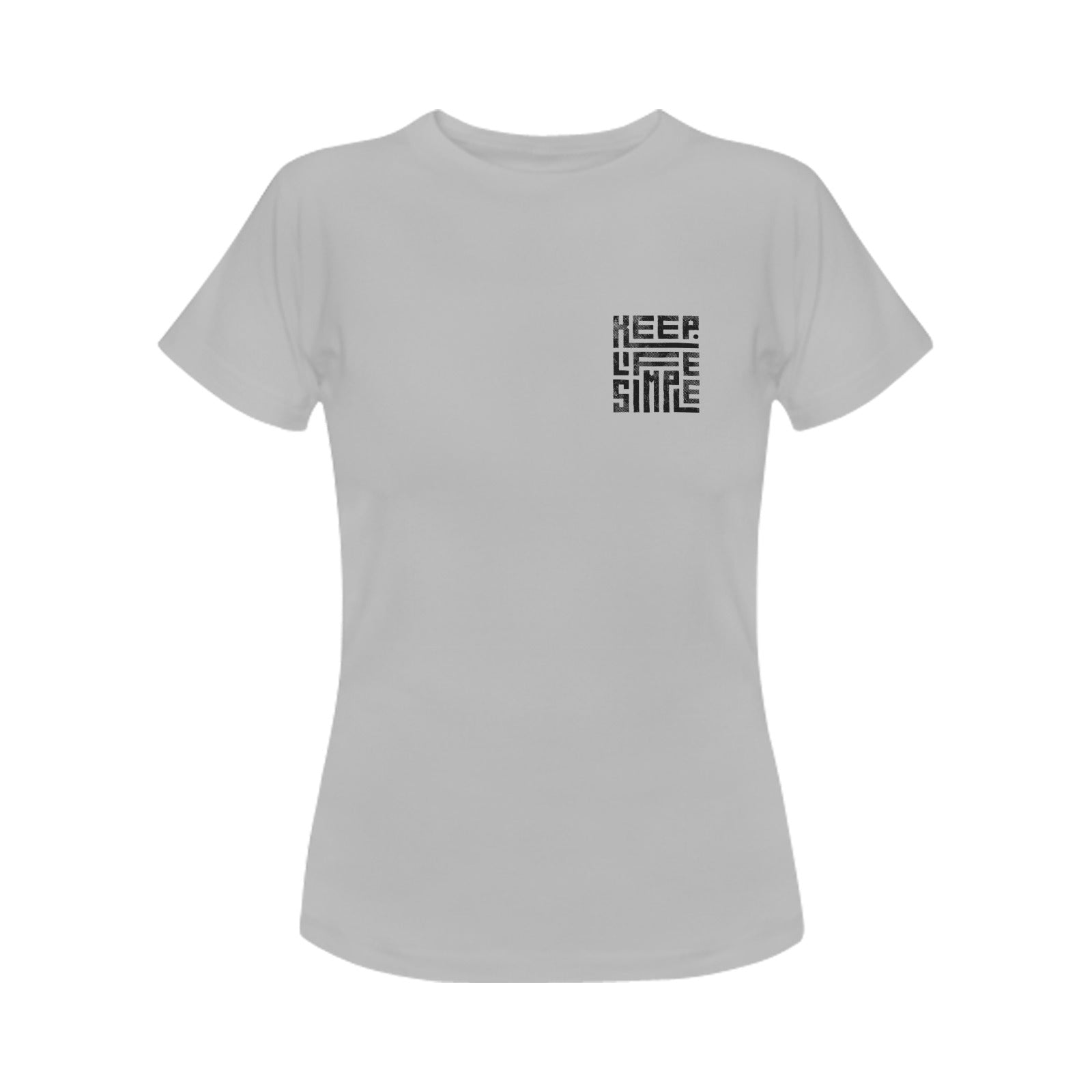 Women's Keep It Simple Abstract Classic Fit T-shirt