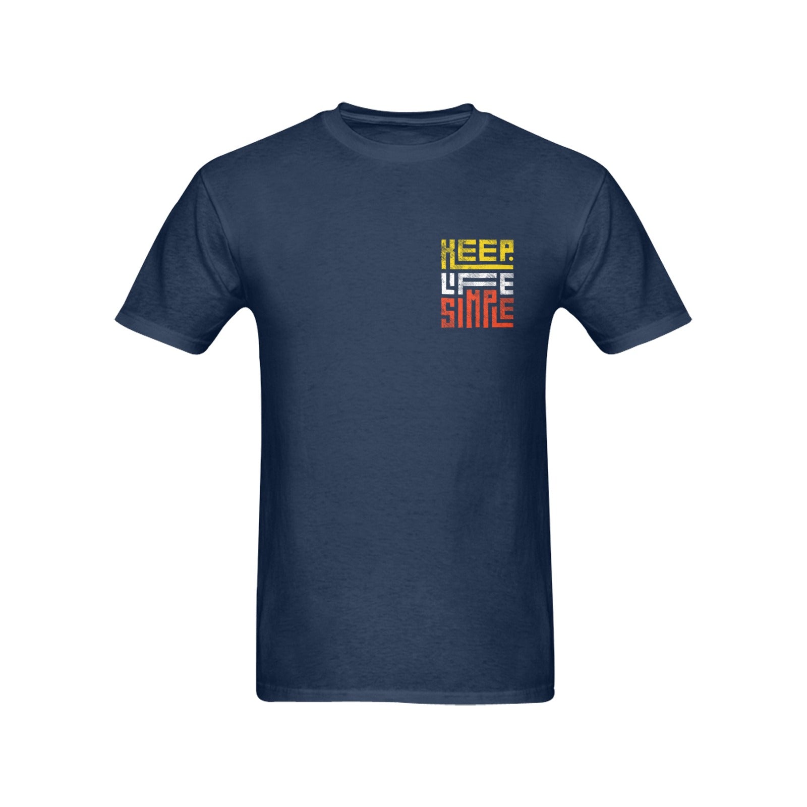 Men's Keep Life Simple Streetwear Classic Fit T-shirt