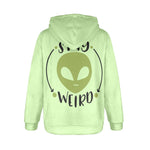 Women's Alien Abstract Flannel Hoodie