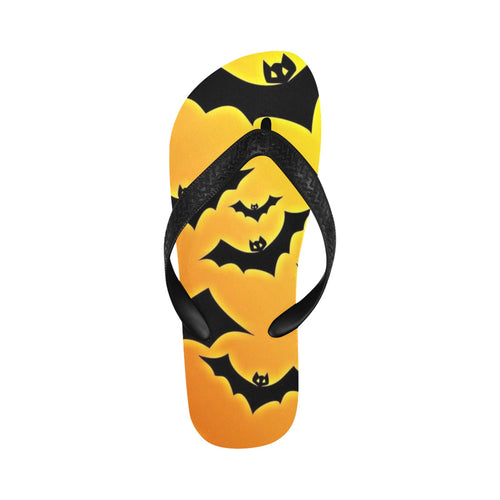 Women's Sunset Bat Abstract Flip Flops