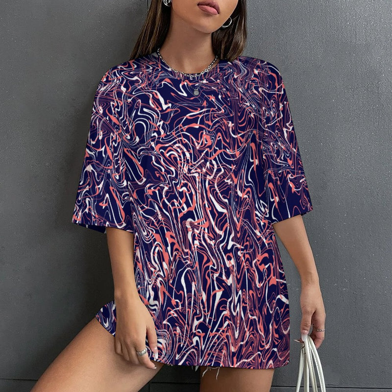 Women's Void Acid & Punk Oversized T-shirt