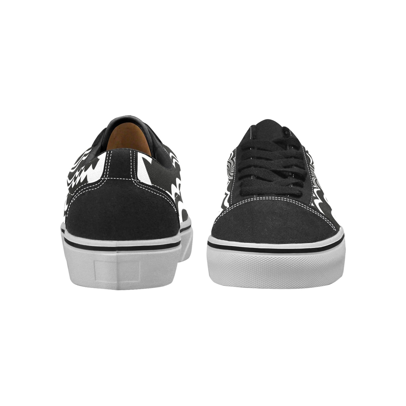 Men's Swirling Vortex Abstract Slip-on Shoes