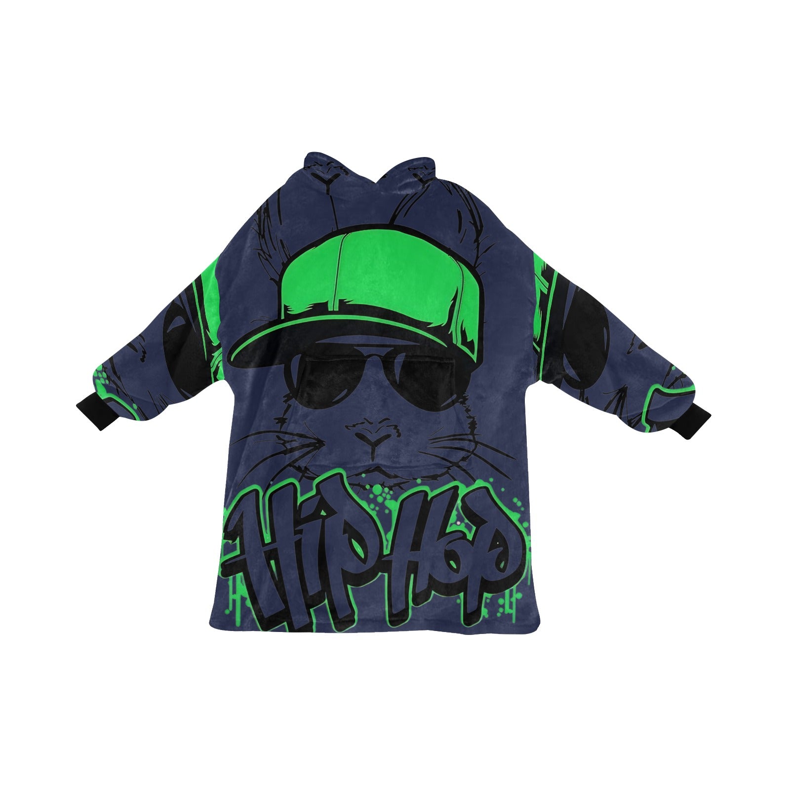 Men's Hip Hop Streetwear Blanket Hoodie