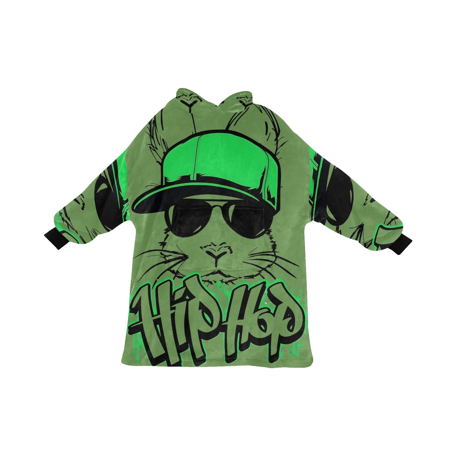 Men's Hip Hop Streetwear Blanket Hoodie