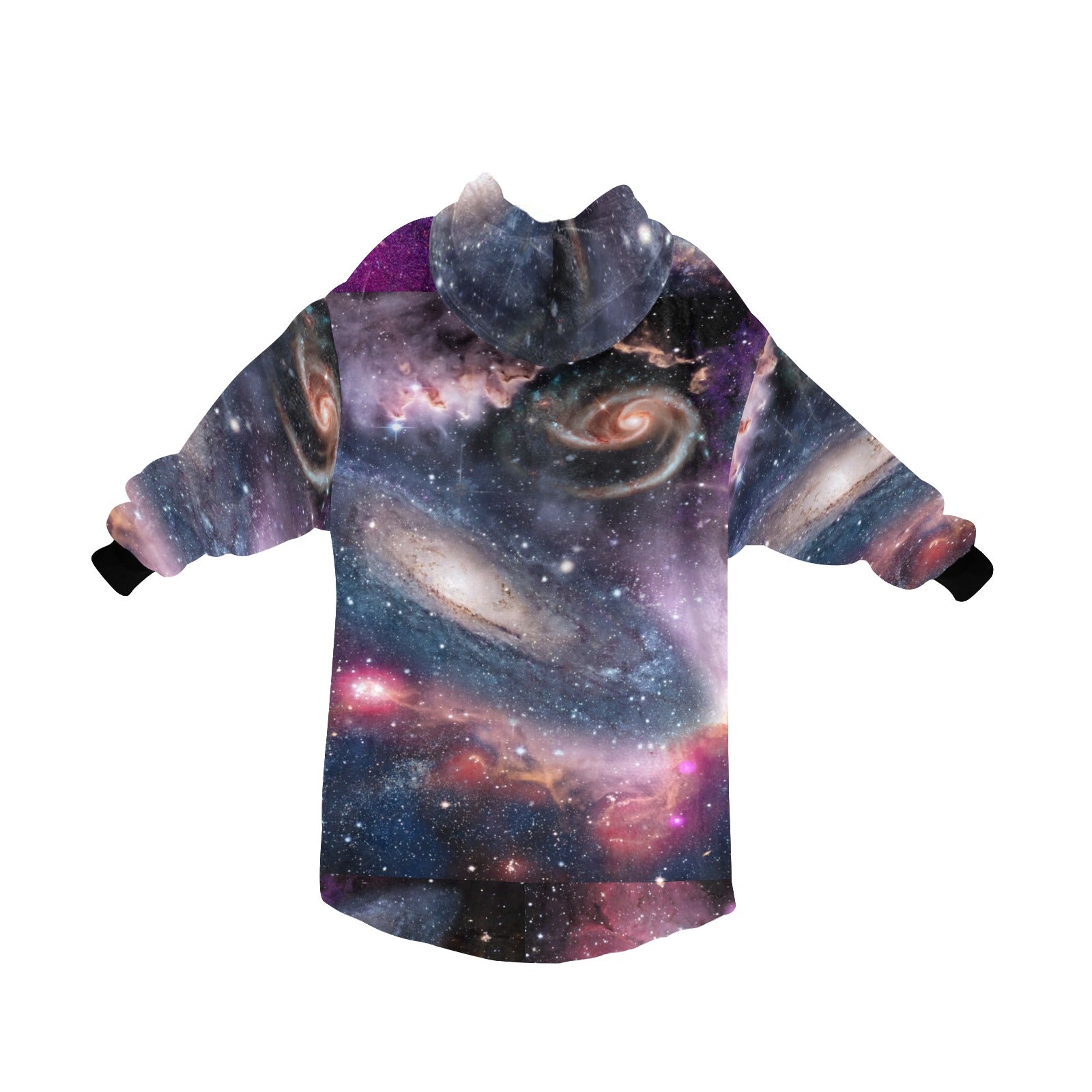 Women's Spiral Nebula Abstract Blanket Hoodie