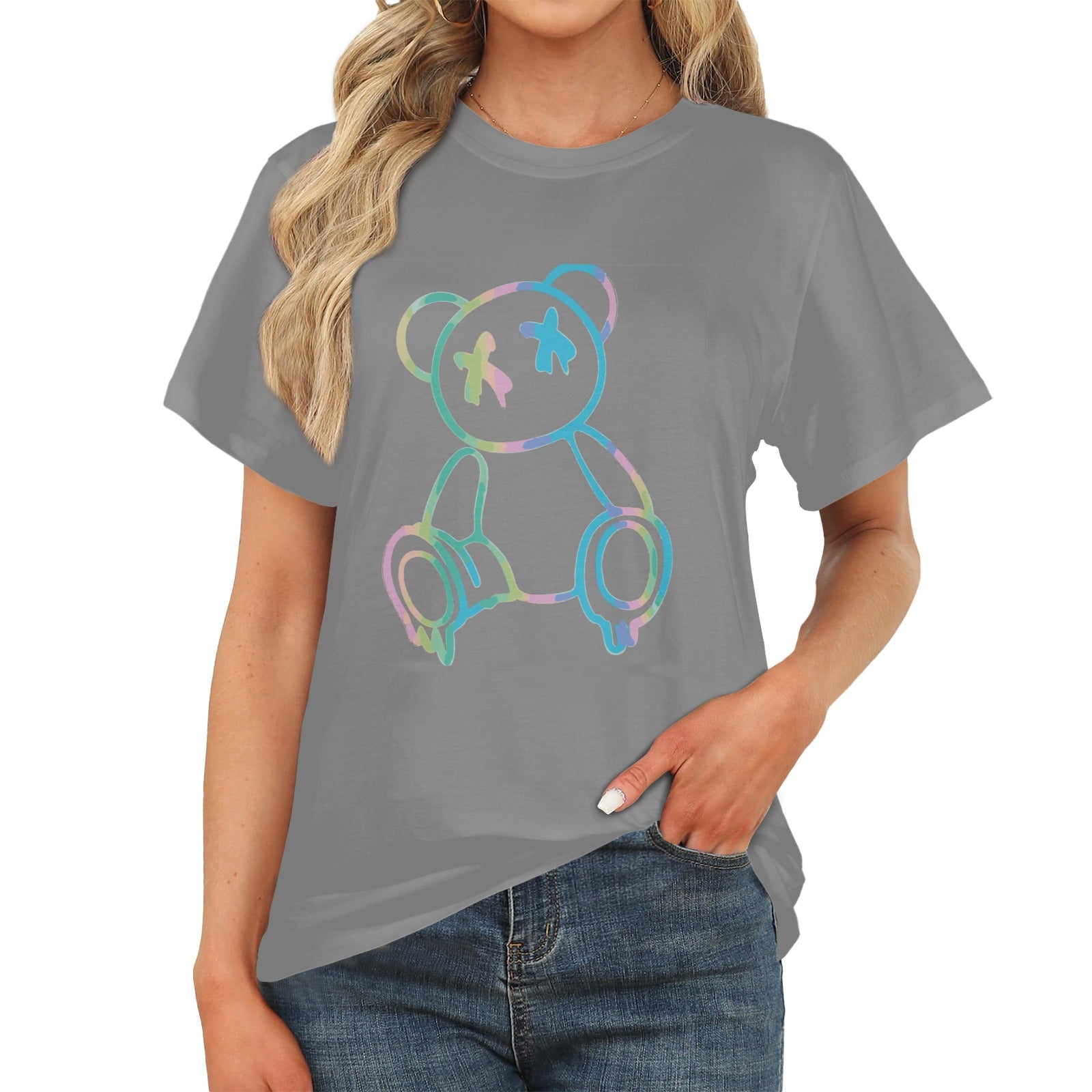 Women's Ded Teddy Streetwear Classic Fit T-shirt