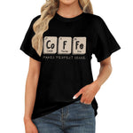 Women's Coffee Abstract Classic Fit T-shirt