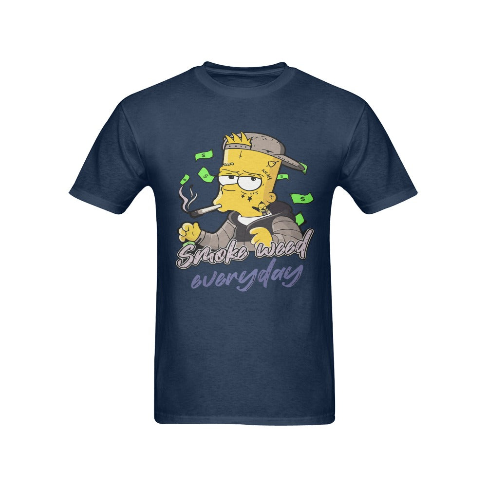 Men's Smoke Weed Everyday Streetwear Classic Fit T-shirt