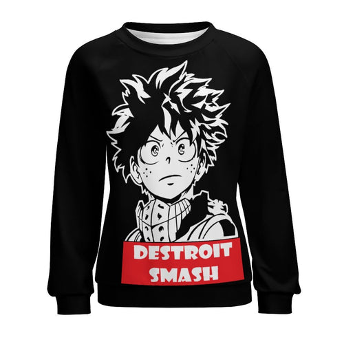 Women's Izuku My hero academia Anime Sweatshirt
