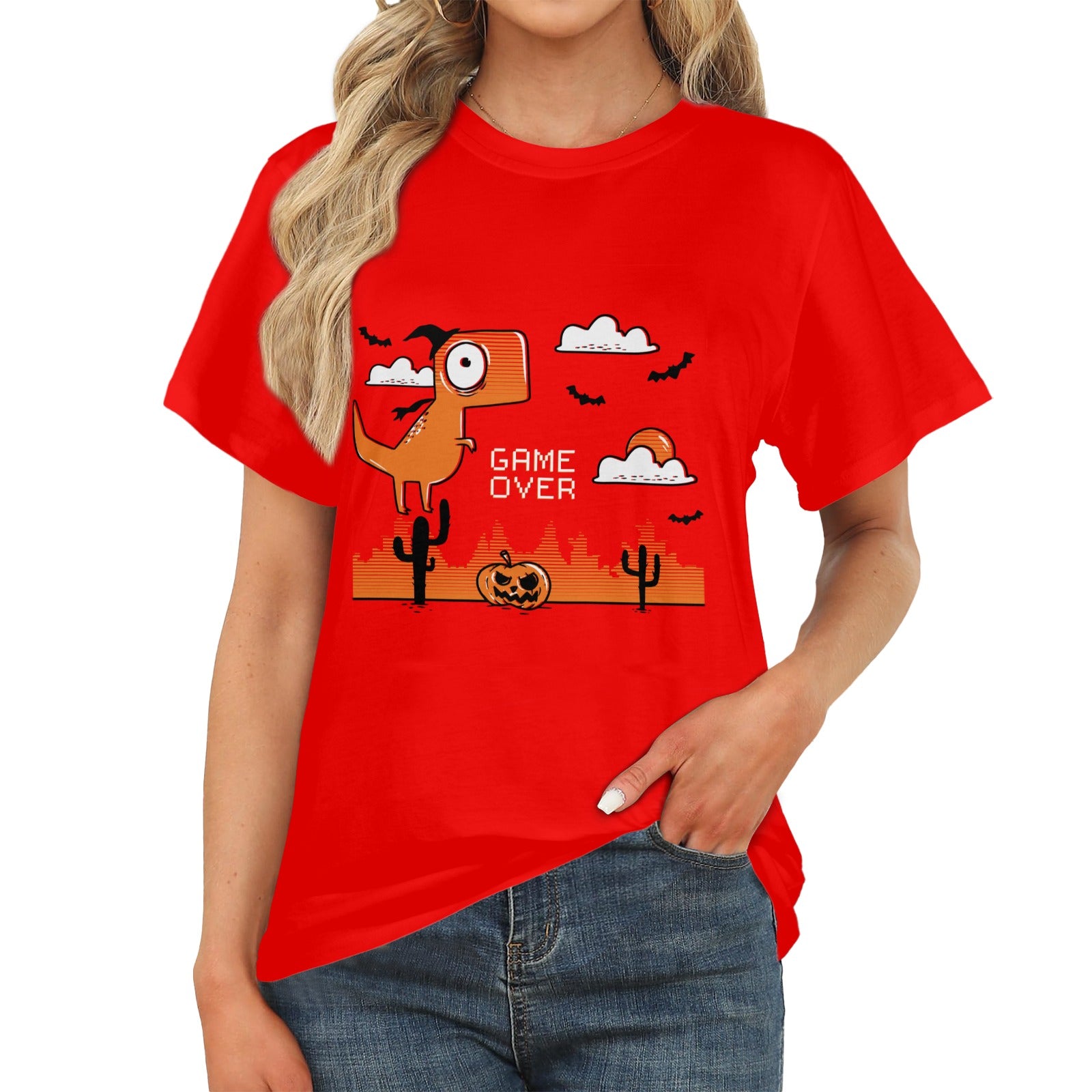 Women's Game Over Abstract Classic Fit T-shirt