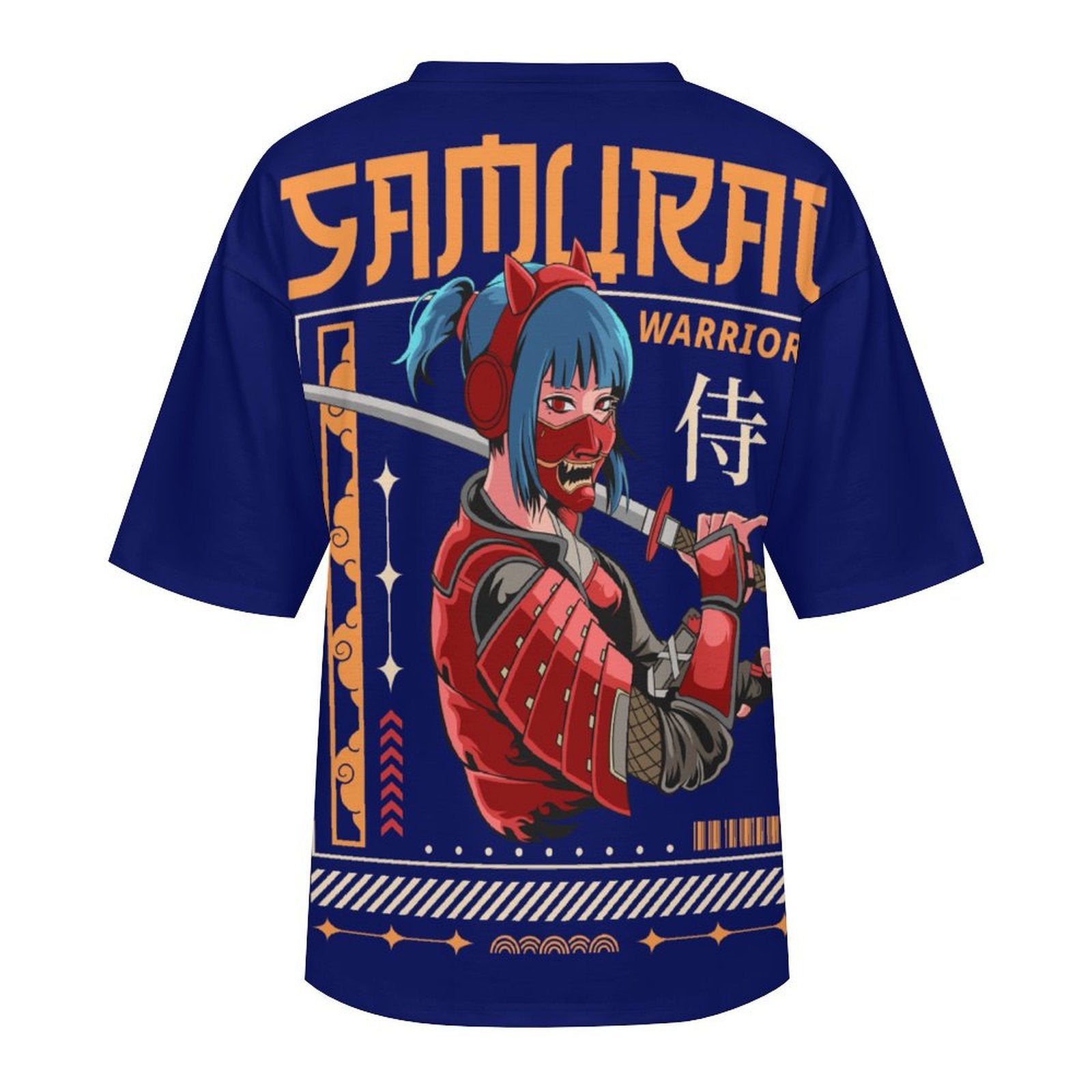 Women's Samurai Anime Oversized T-shirt