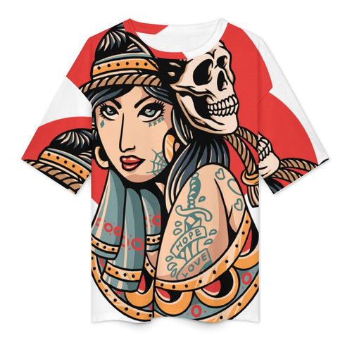 Women's Hippie Vibes Acid & Punk Oversized T-shirt