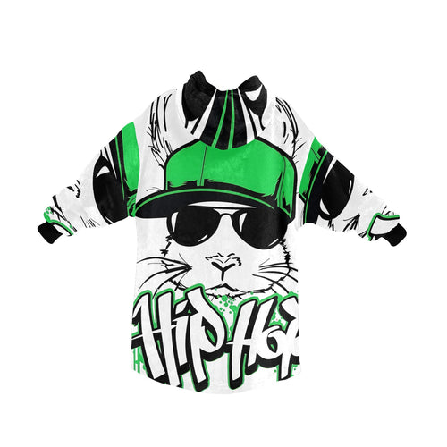 Men's Hip Hop Streetwear Blanket Hoodie