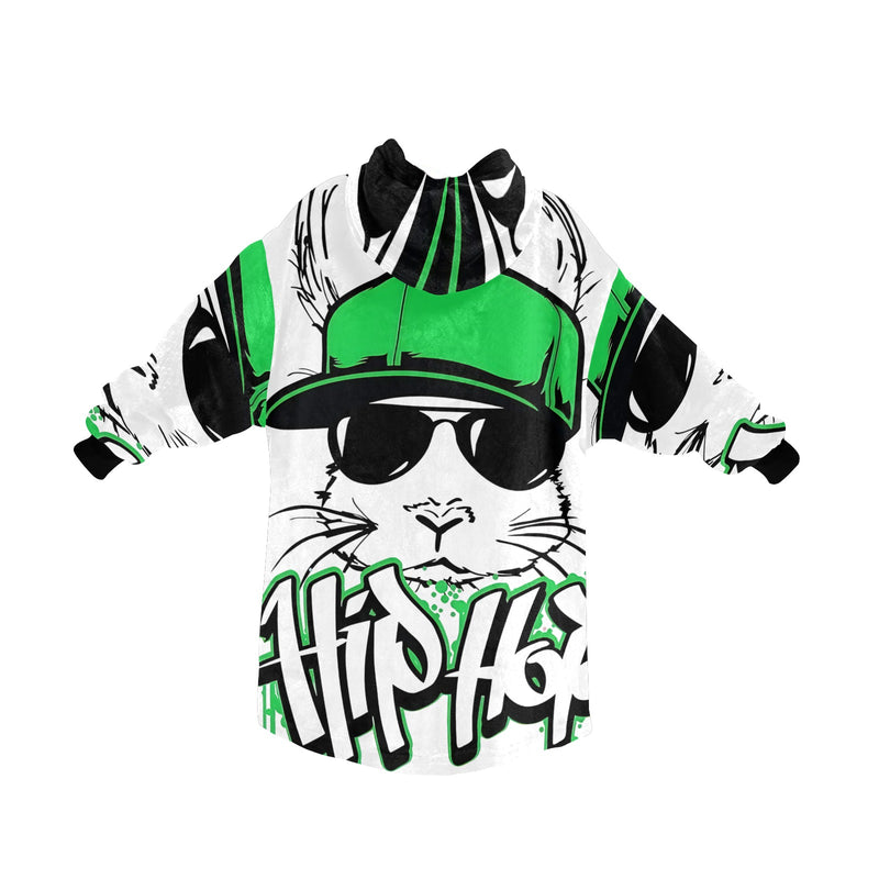 Men's Hip Hop Streetwear Blanket Hoodie