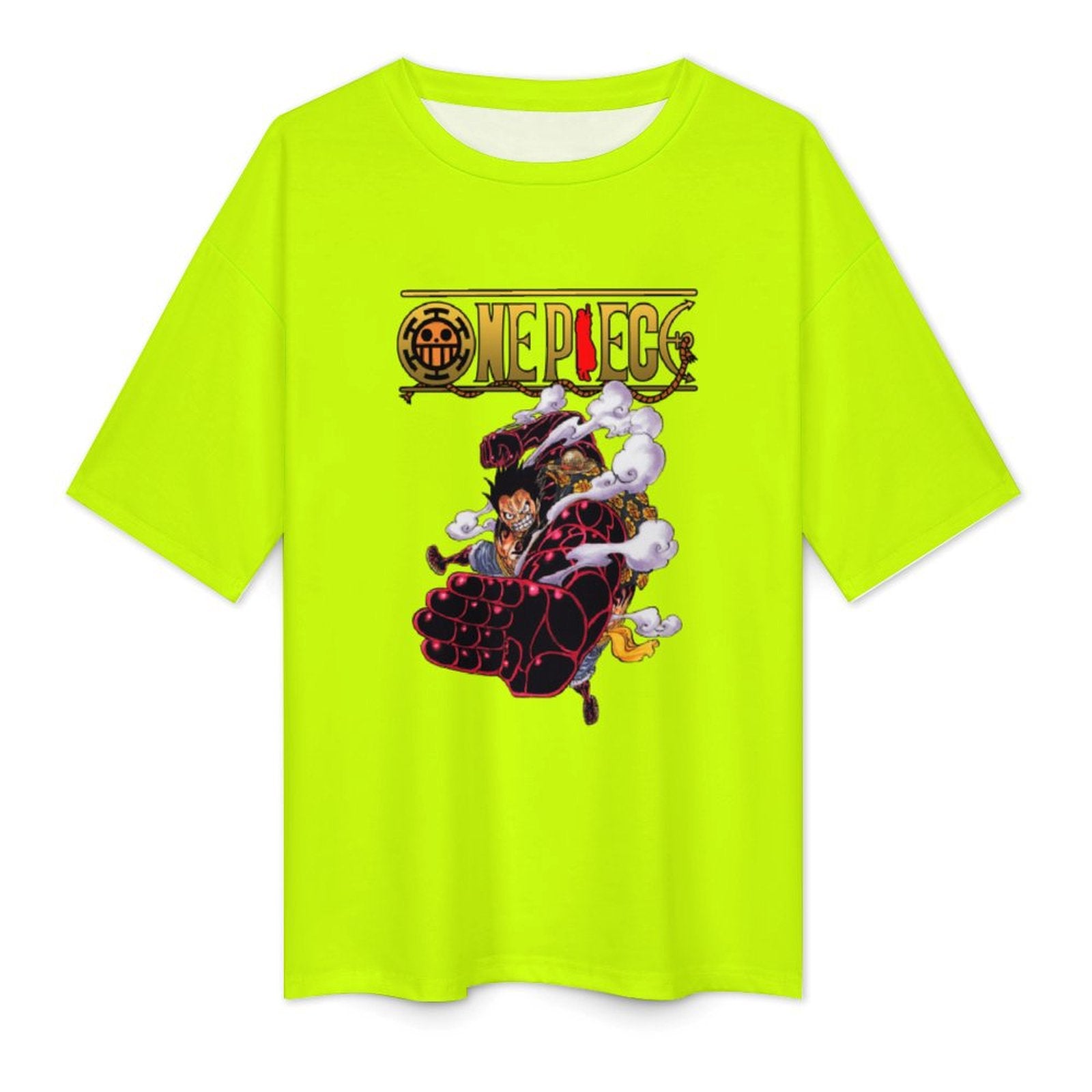 Men's One Piece Fight Anime Oversized T-shirt