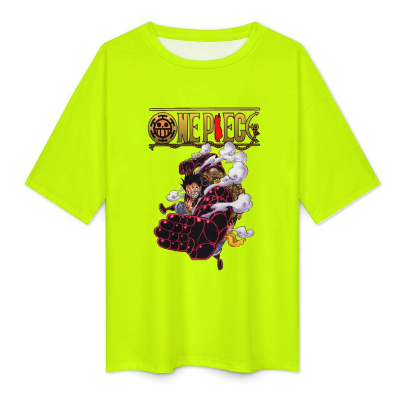 Men's One Piece Fight Anime Oversized T-shirt